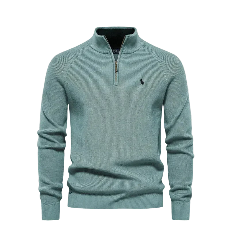 Suéter Polo Ralph Lauren Premium Meio Ziper