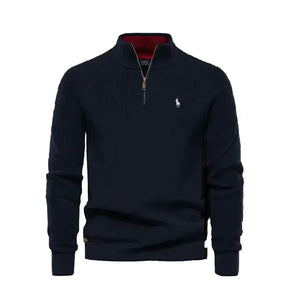 Suéter Polo Ralph Lauren Premium Meio Ziper