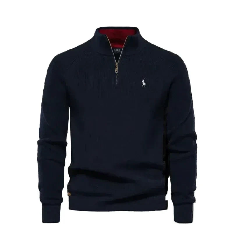 Suéter Polo Ralph Lauren Premium Meio Ziper