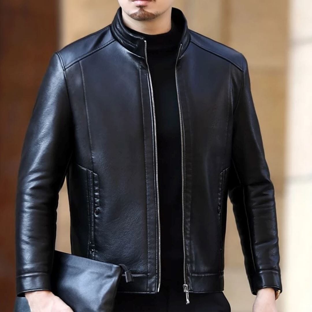 Jaqueta Masculina de Couro